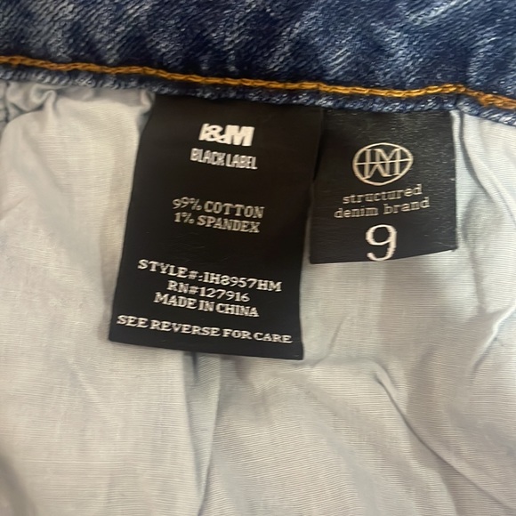 I & M Black Label High Rise Blue Denim Jeans, size 9, Mom Jeans, - Picture 6 of 12
